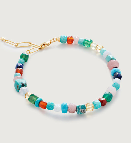 jewellax Natural Gemstone Beaded Bracelet