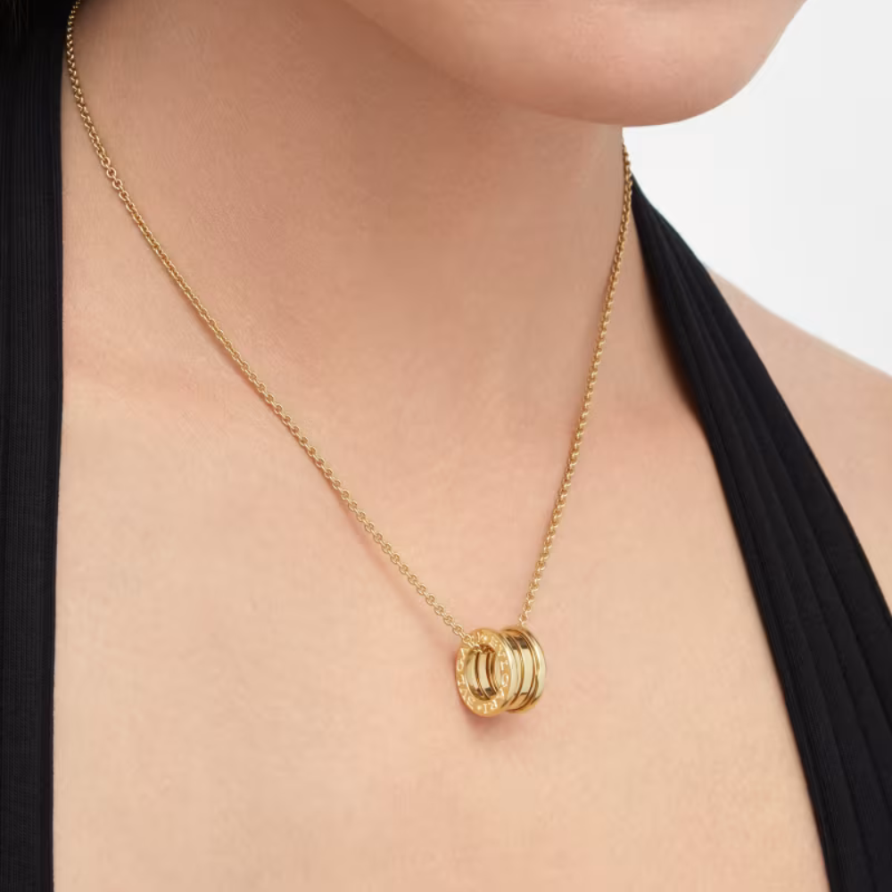 Mumtaz Jewellers B.zero1 necklace, 925 Silver, 18k Gold Plated