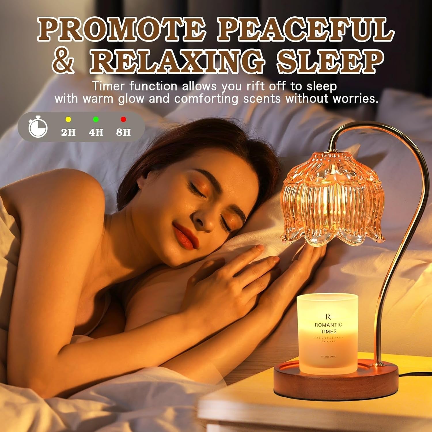 Candle Warmer Lamp with Timer