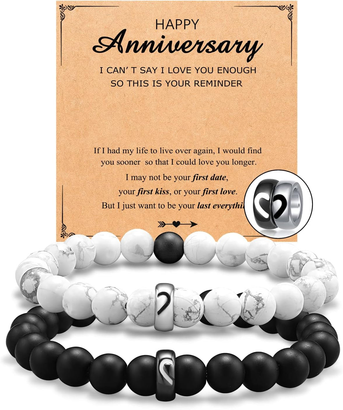 Matching Couple Ring Bracelets