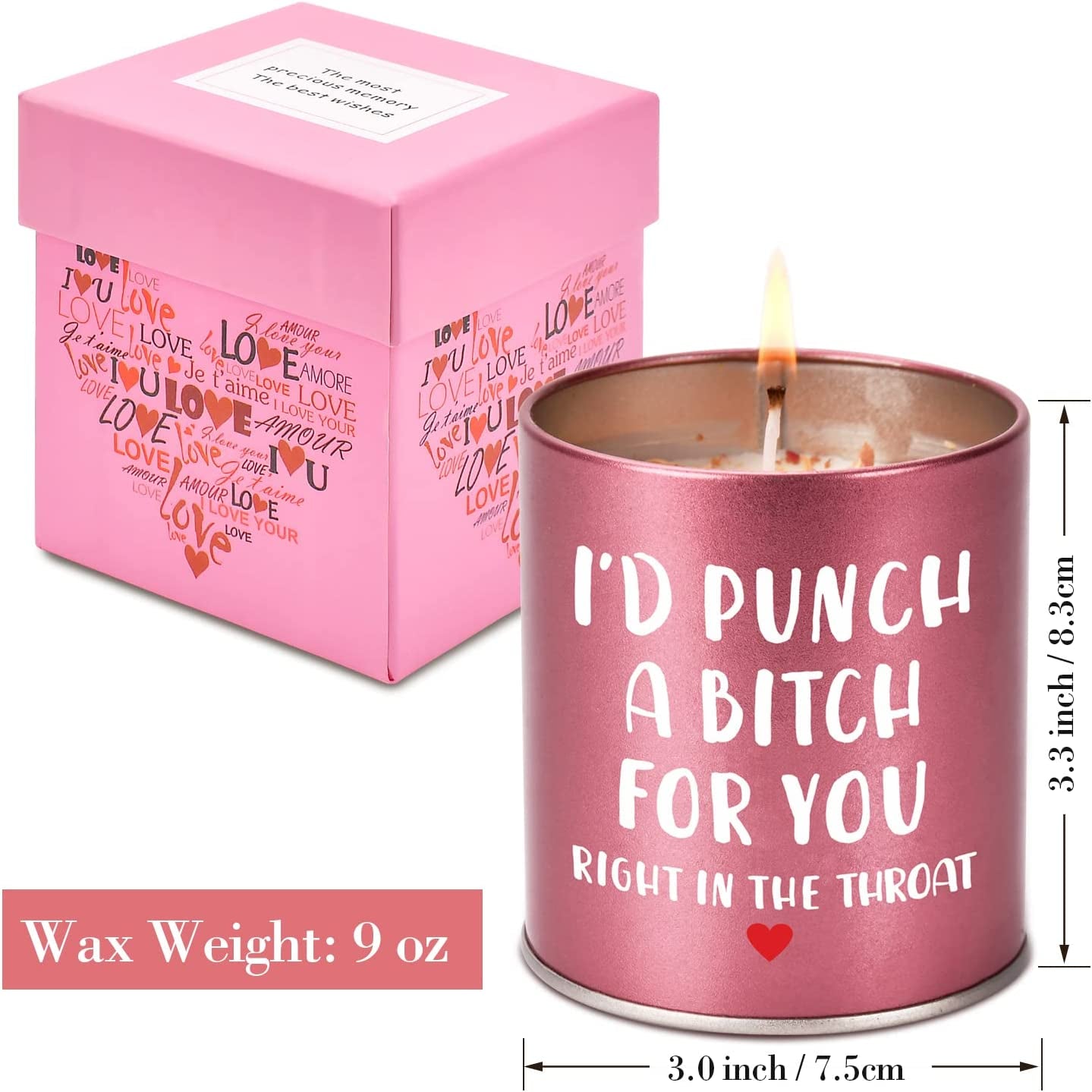Floral Scented Candle Gift