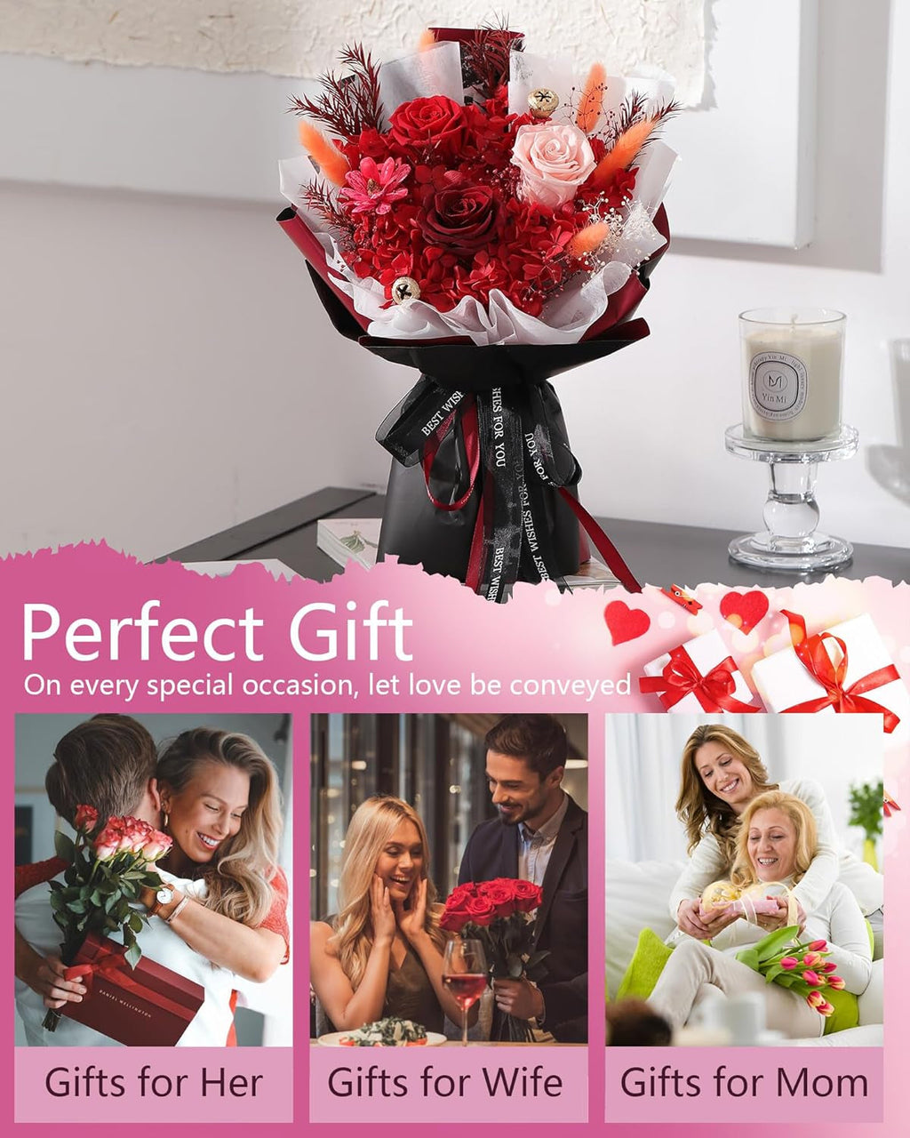 Handcrafted Rose Bouquet