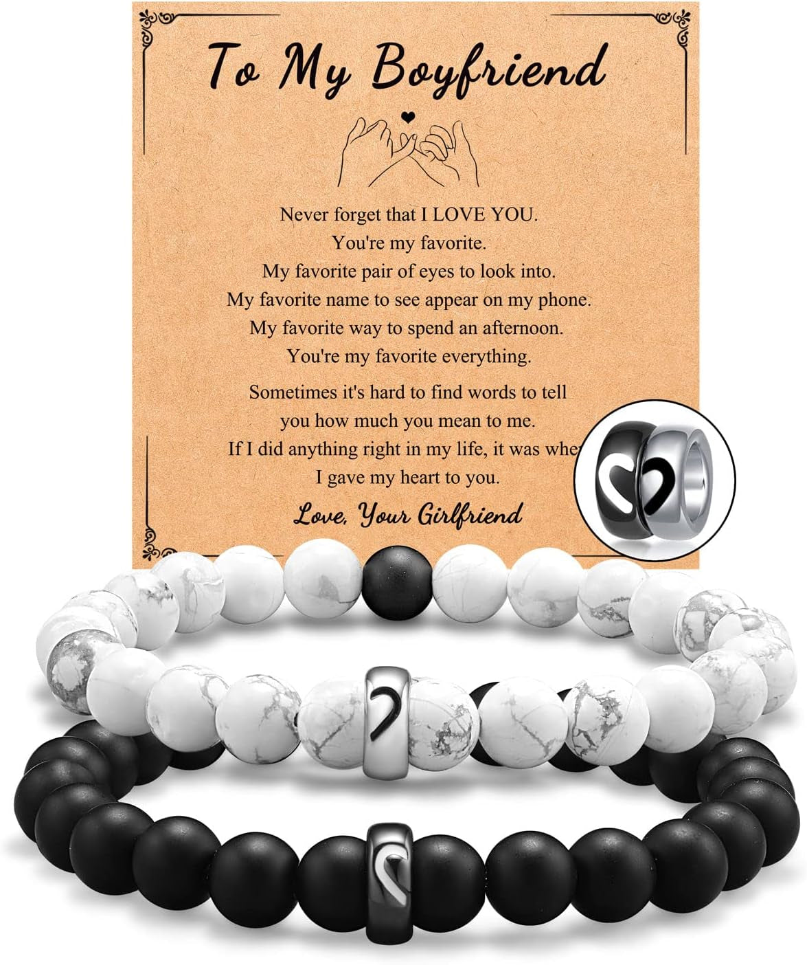 Matching Couple Ring Bracelets