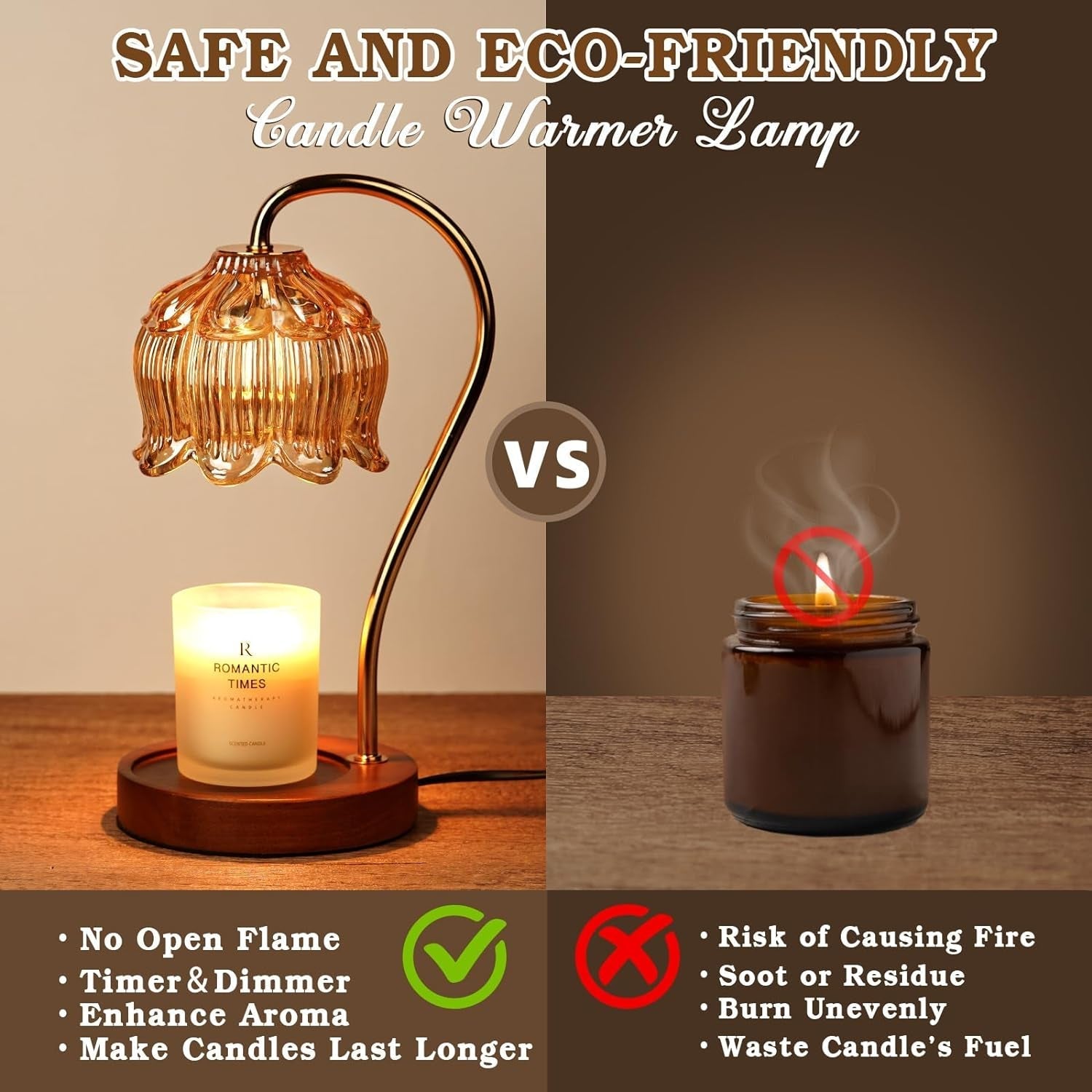 Candle Warmer Lamp with Timer