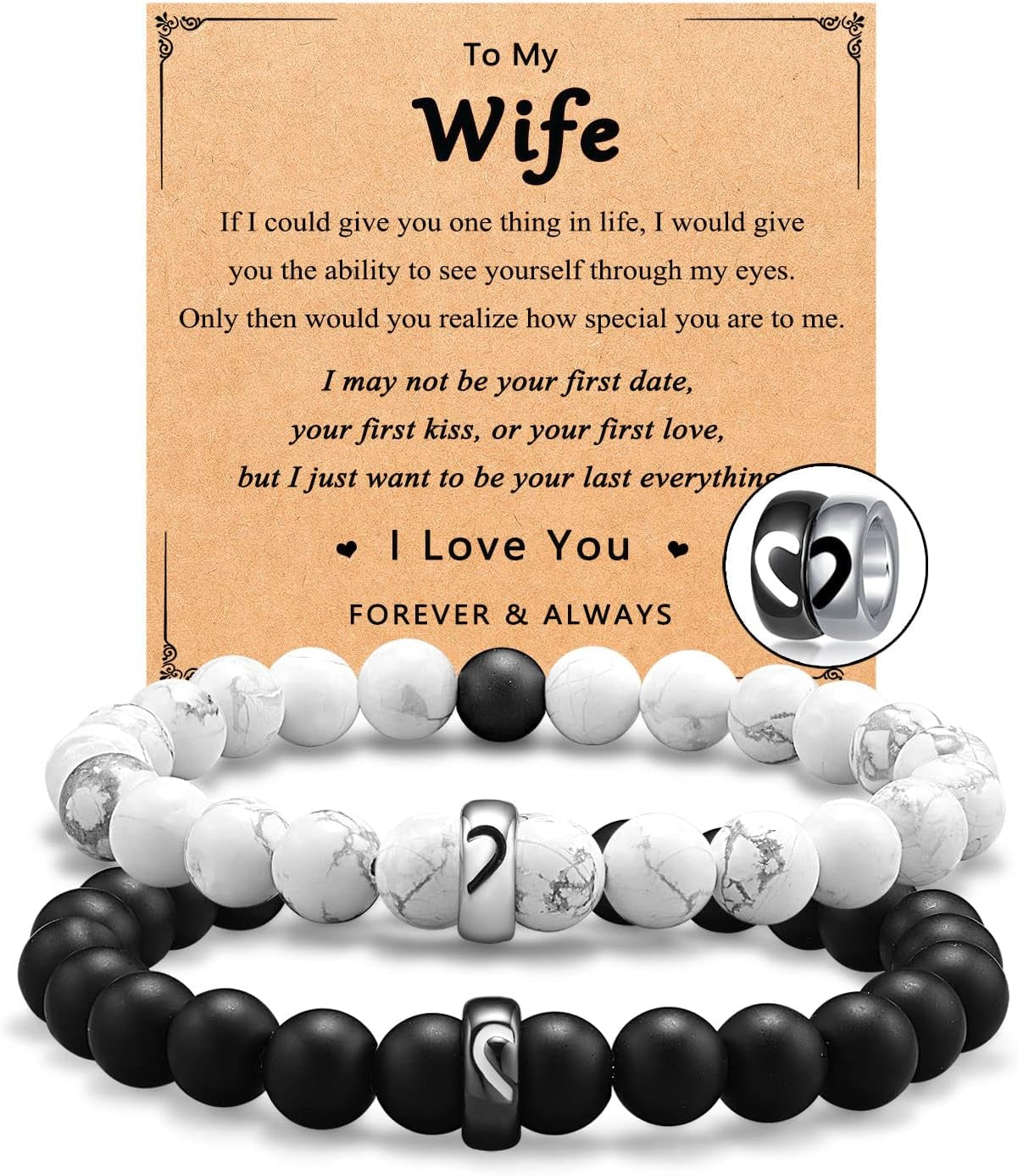 Matching Couple Ring Bracelets
