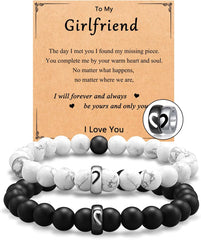 Matching Couple Heart Ring Bracelets