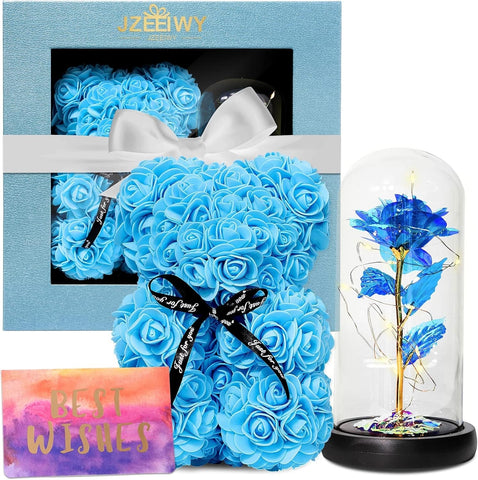 Rose and Rose Bear Gift Set
